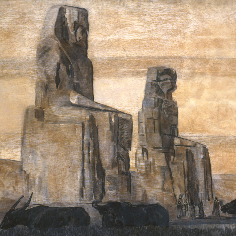 Paysage d'Égypte. Vers 1935.